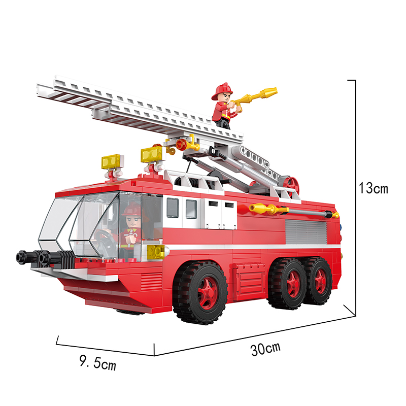 Camión de Bomberos Bloques de Armar 424pzs 6a+