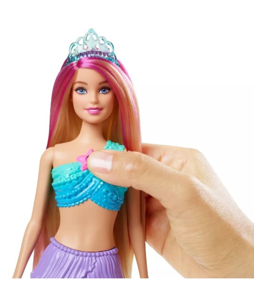 Muñeca Barbie Sirena Dreamtopia Twinkle Light 3a+