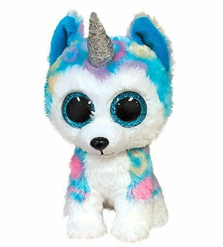 Peluche Beanie Boos Regular Huskey con Cuerno Helena 3a+