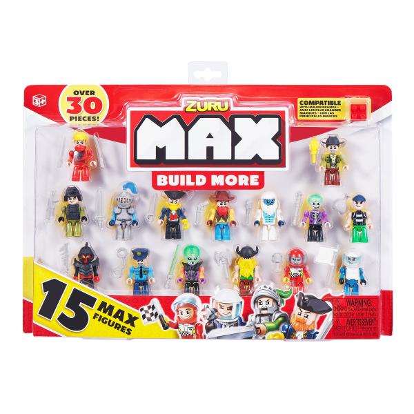 Mini Figuras Max Build More Set/15 Surtido 3a+