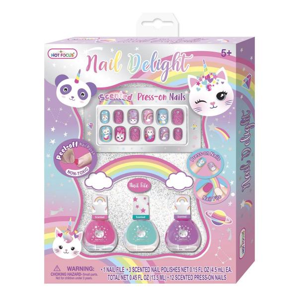 Juego de Esmaltes y Uñas Gaticornio 5a+