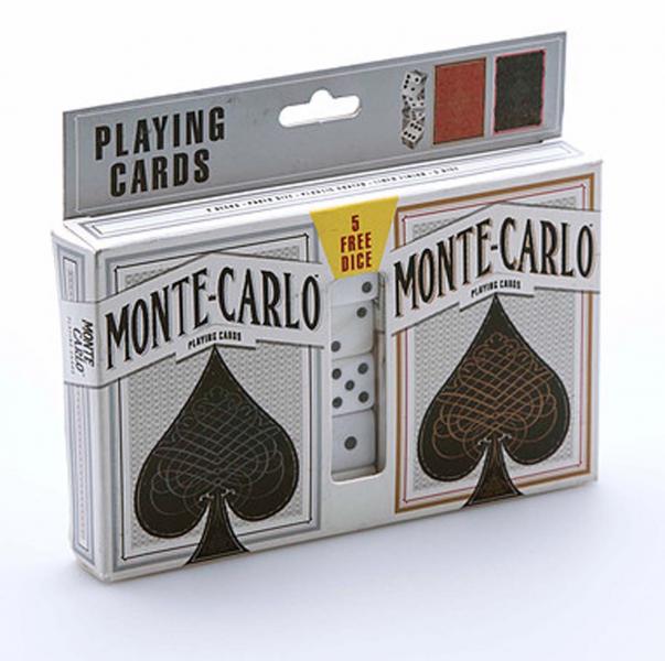 Baraja Monte-Carlo Set de 2 C/5 Dados