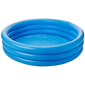 Piscina 3 Anillos Cristal Blue Inflable 114x25cm 3a+