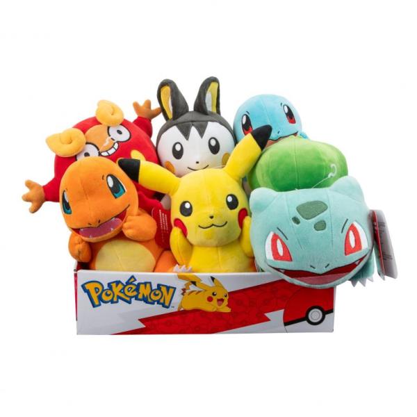 Peluche Pokémon 20cm Display/6 Surt/6 2a+