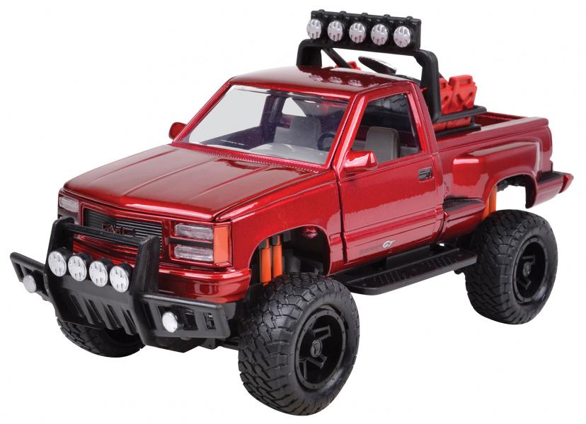 Carro 1:24 1992 GMC Sierra GT Pickup Rojo 3a+