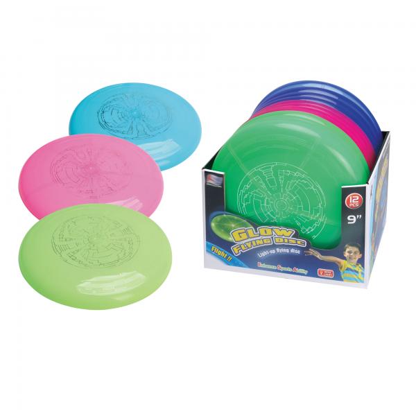 Frisbee con Luz 22,5cm Surt/3 Display/12 (442435)(venta individual)