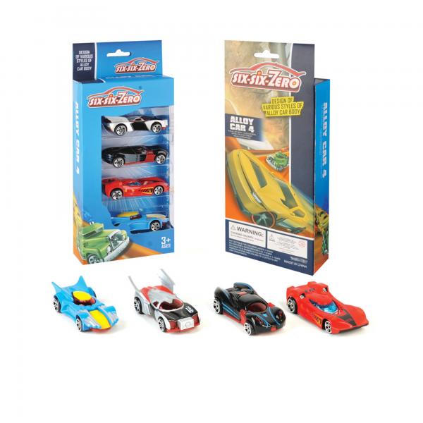 Carros Six-Six-Zero Set de 4 3a+ (440592)