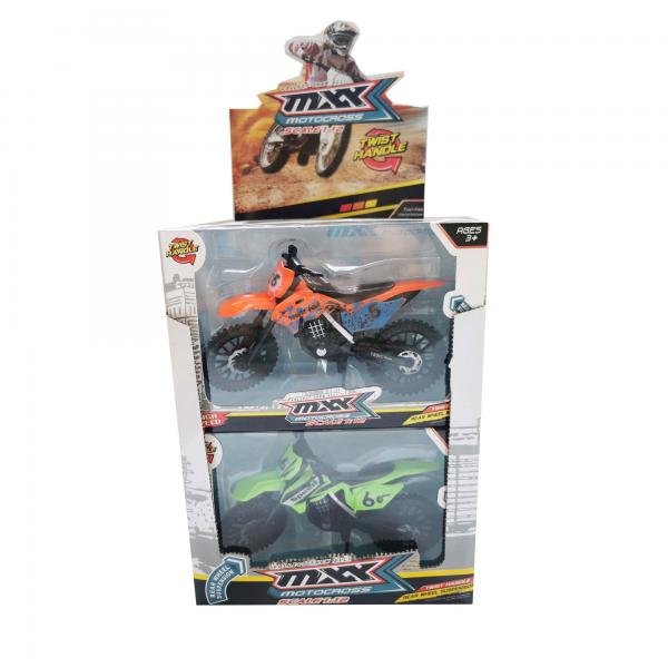 Motocicleta de Motocroos 1:12 Display/6 Surt/3 3a+ (441841)