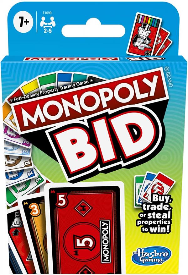 Juego de Cartas Monopoly Bid 7a+