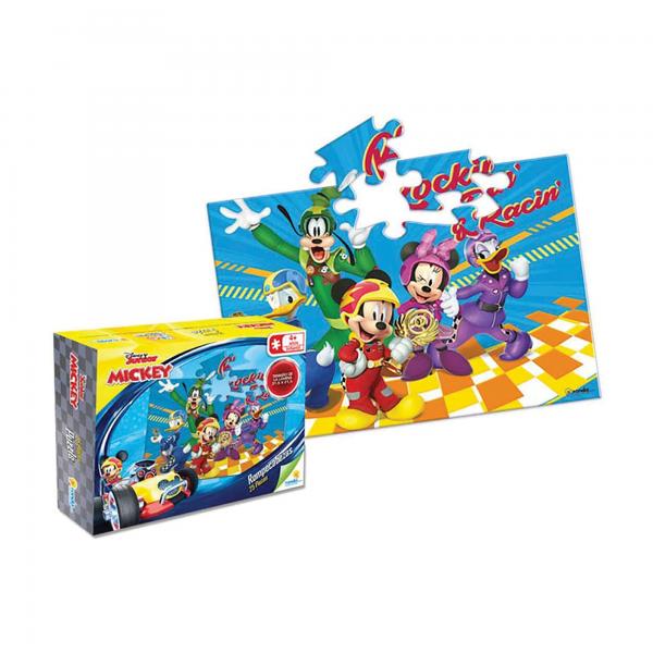 Rompecabezas Mickey Aventuras Sobre Ruedas 25pzs 4a+