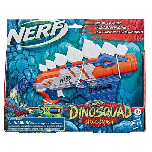 Lanzador Nerf Dinosquad Stego-Smash 8a+