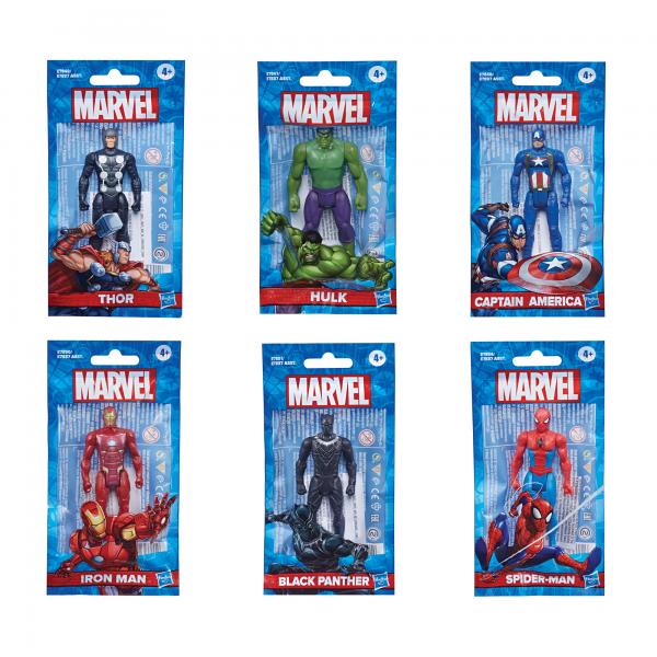 Bolsita Mini Figuras Marvel Surt/6 4a+