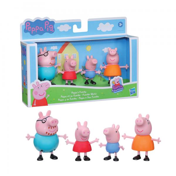 Figuras Peppa Pig y su Familia Set/3 3a+