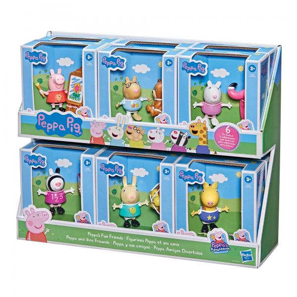 Mini Figuras Peppa Pig Adventures Display/ 12 Surt/6 3a+