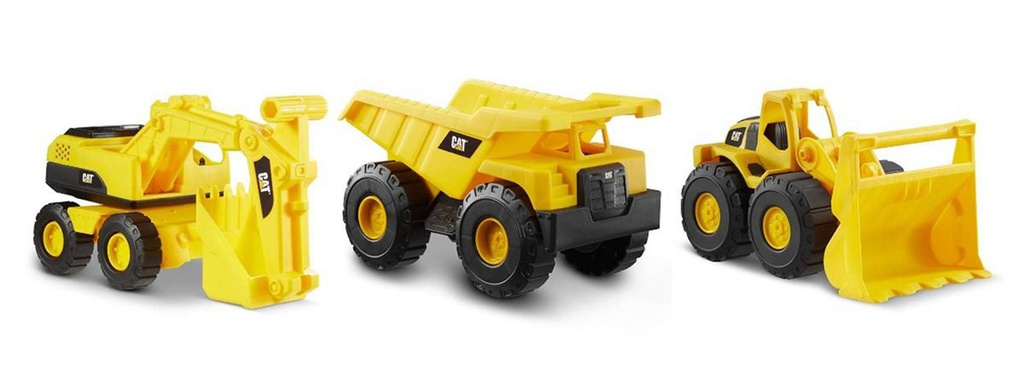 Mini Vehiculos de Construcción Set de 3 2a+