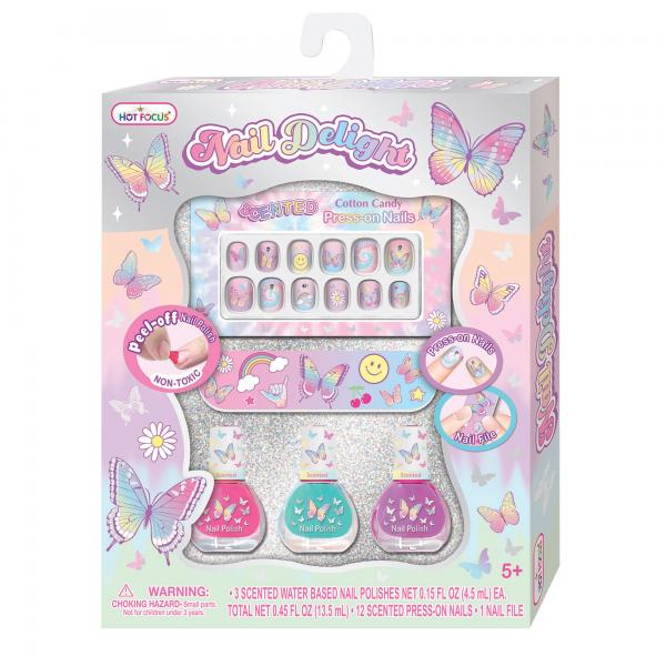 Set de Uñas Delight Mariposas 5a+