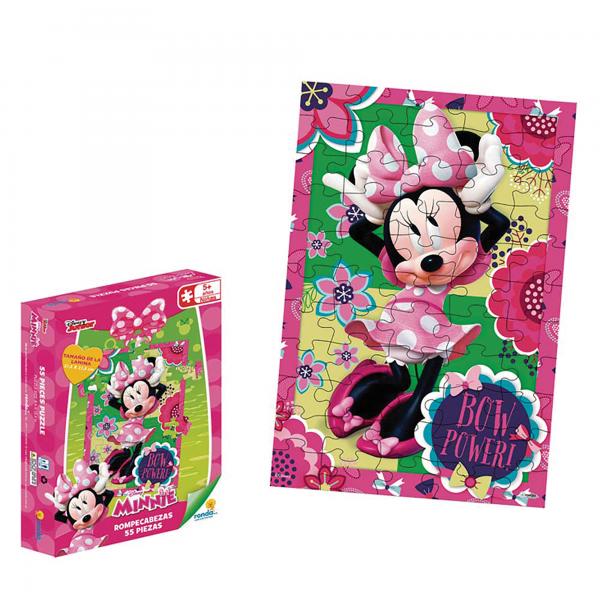 Rompecabezas Minnie 55pzs 5a+