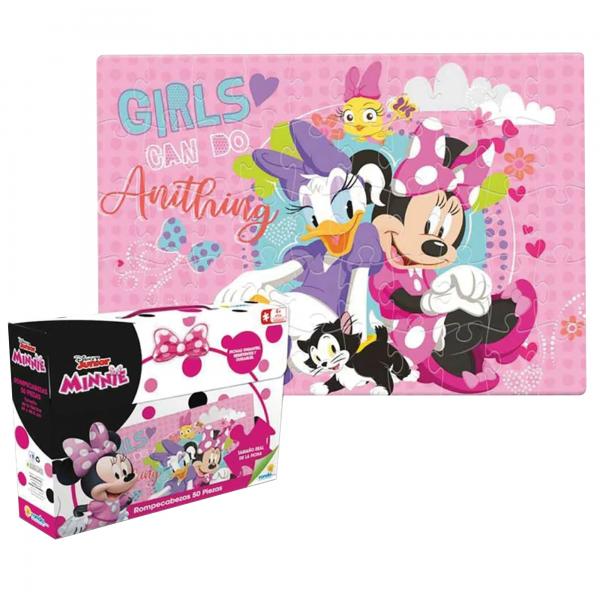 Rompecabezas Gigante Minnie Mouse 50pzs 4a+