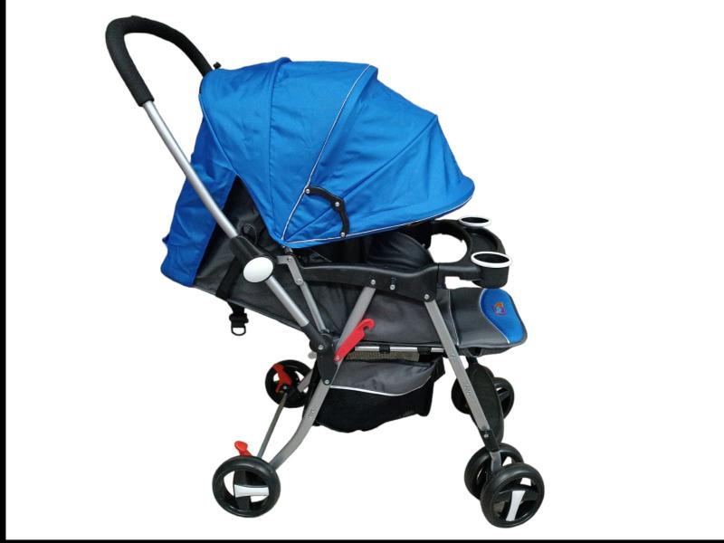 Coche para Bebé Azul con Gris 15Kg Max (449823)