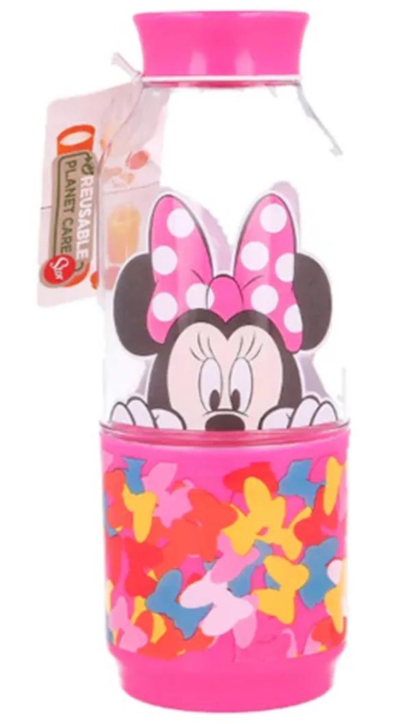 Botella con Taza 2en1 Minnie Mouse 300ml