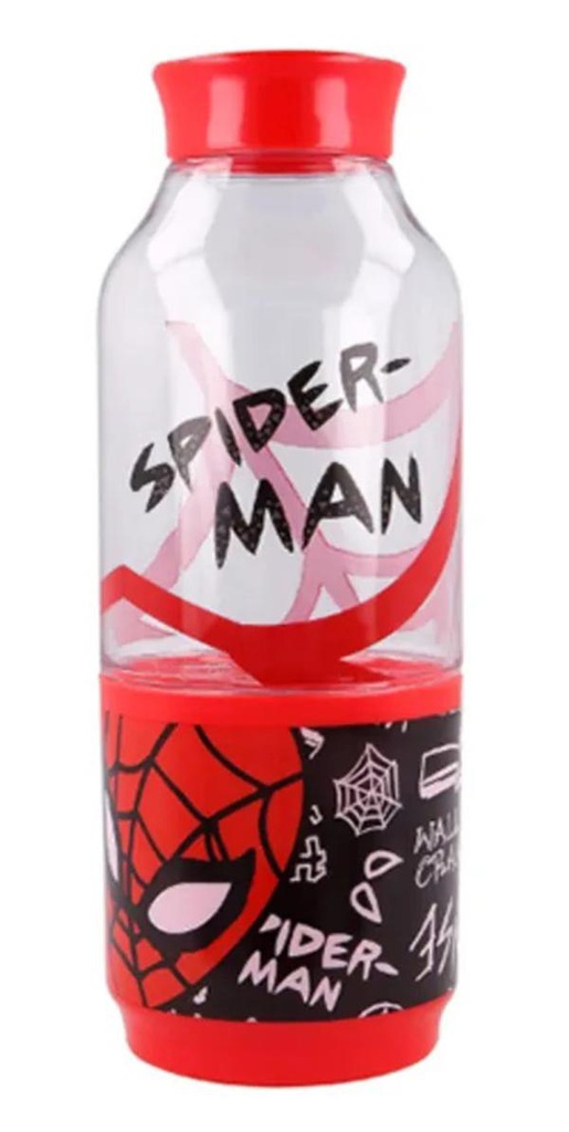 Botella con Taza 2en1 Spiderman 300ml