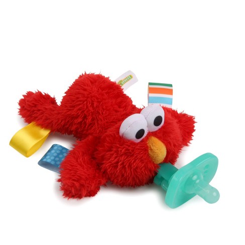 Chupeta Relajante Peluche Elmo Plaza Sesamo 0m+