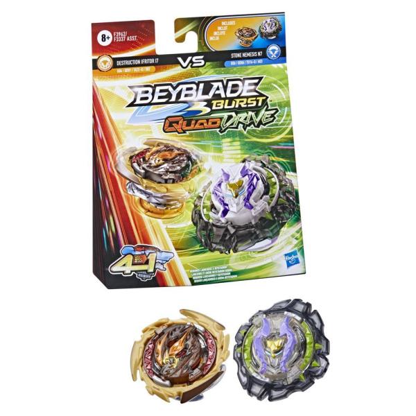 Trompo Beyblade Burst QuadDrive Set/2 Surt/3 8a+