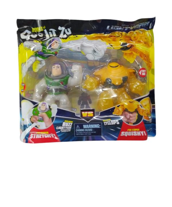 Figura Goo Jit Zu Disney Buzz Lightyear vs Zyclops 4a+