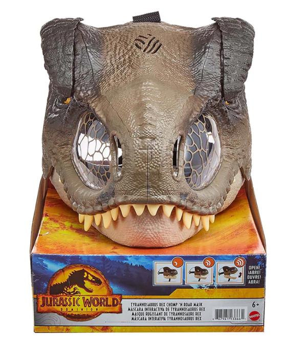 Mascara Interactiva Jurassic World  T-Rex 6a+