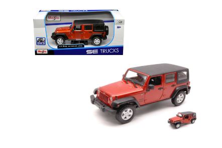 Carro 1:24 2015 Jeep® Wrangler Unlimited Naranja 3a+