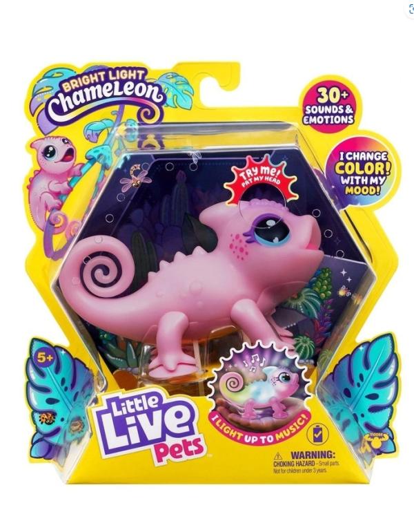 Little Live Pets Camaleón Rosado 4a+