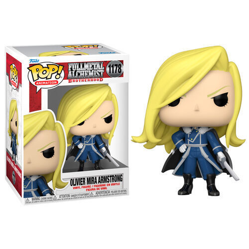 Figura Funko Pop! FullMetal Alchemist (1178) Olivier Mira Armstrong 3a+