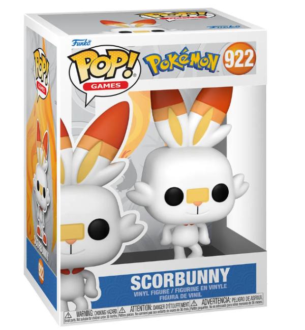 Figura Funko Pop! Games Pokemon (922) Scorbunny 3a+