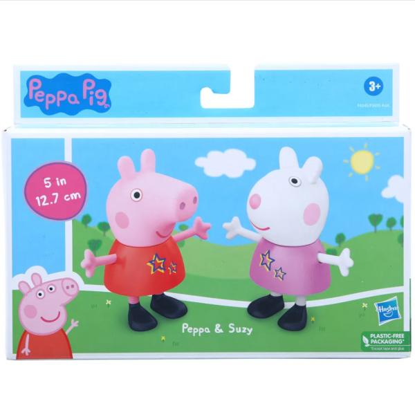 Figuras Articuladas Peppa Pig y Suzy 12.7 cm 3a+