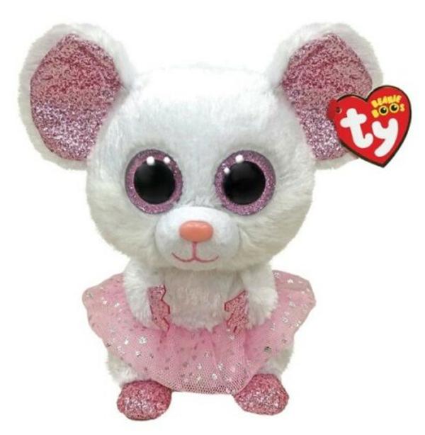 Peluche Beanie Boss Pequeño Ratocita Nina  Fiona 3a+