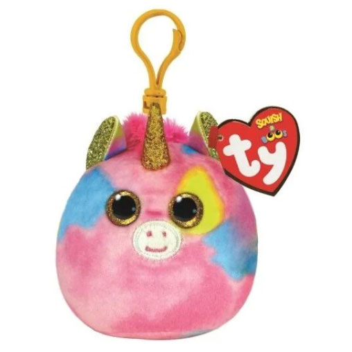 Peluche Llavero Beannie Boos Squishy Pony  Fantasia 3a+