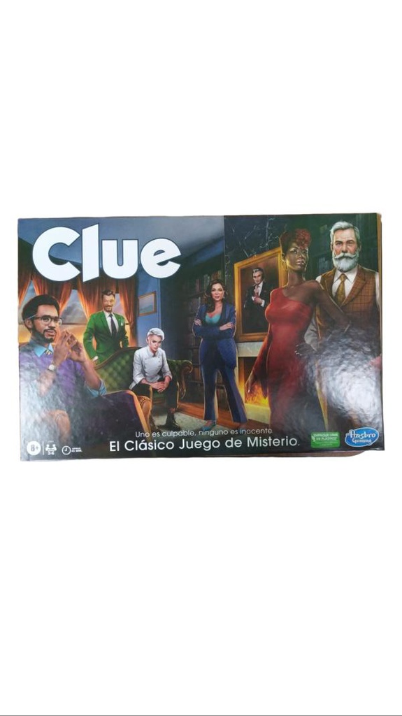 Juego de Mesa Clue Clásico juego del Misterio 8a+