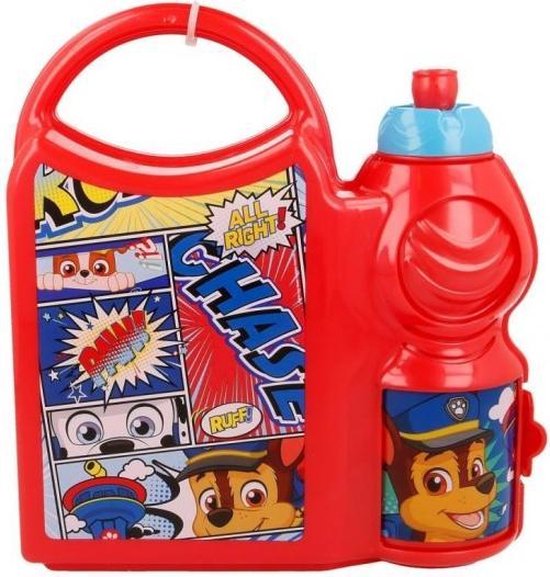 Sandwichera con Botella de Paw Patrol Niño 400ml