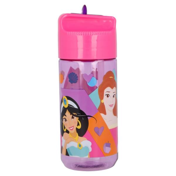 Botella Princesas Disney con Tapa y Pajilla 430ml