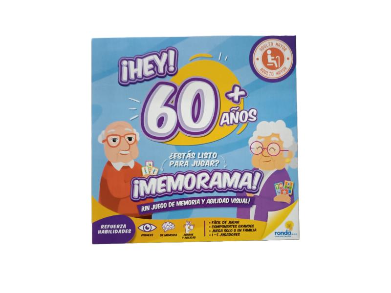 Juego de Mesa Memoria y Agilidad Visual Adulto Mayor 60a+