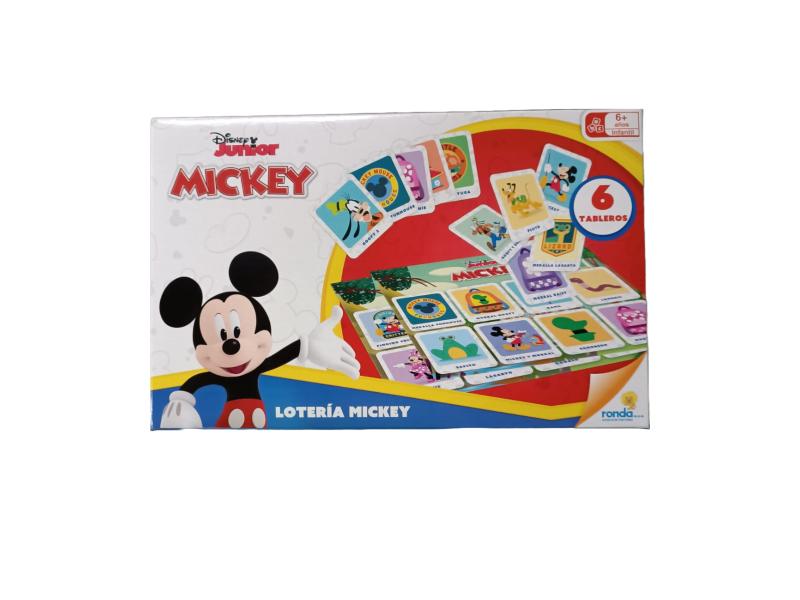 Juego de Mesa de Loteria Mickey 6a+