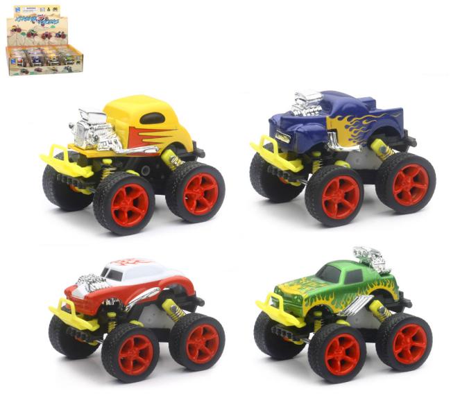 Carrito Mini-Monster de Fricción Surt/4(00487)Disp/12  3a+