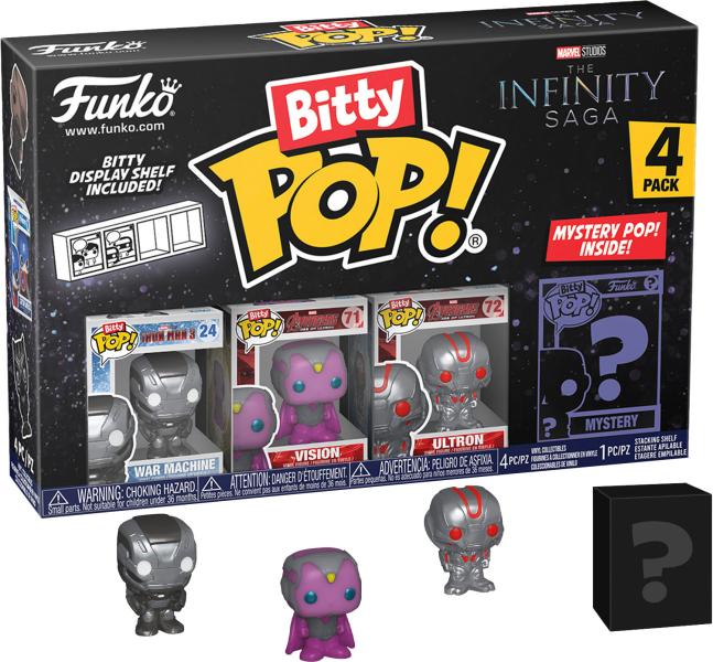 Set/4 Figuritas Funko Bitty Pop! Marvel The Saga Infinity 3a+