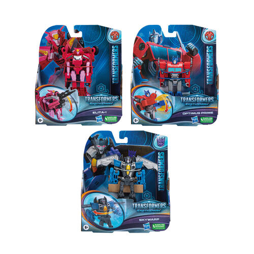 Figuras Transformers EarthSpark Clase Gurrrero  Surt/3 6a+ CJ/6