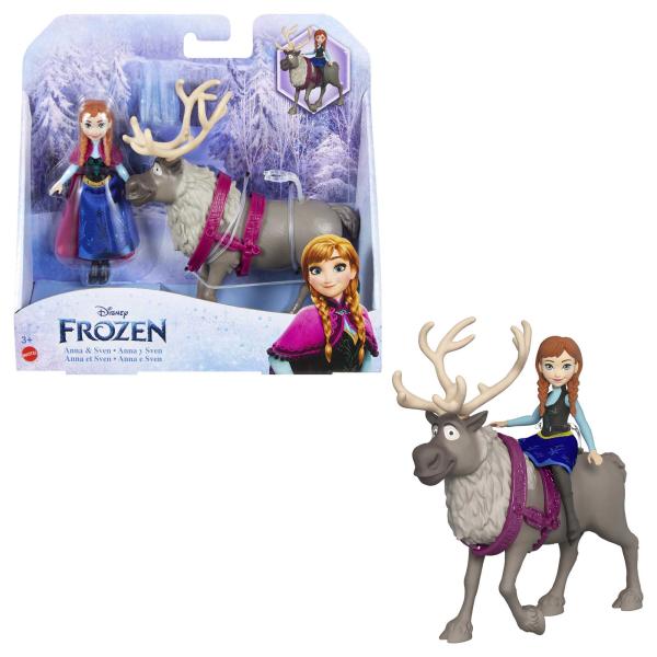 Muñeca Princesa Disney Frozen Anna y Sven 3a+