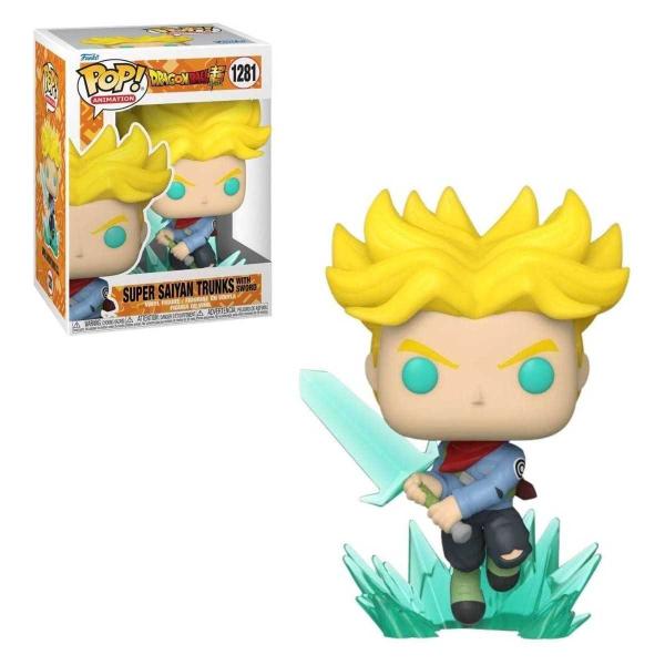 Figura Funko Pop! Animation Dragon Ball Super (1281) Super Saiyan Trunks 3a+