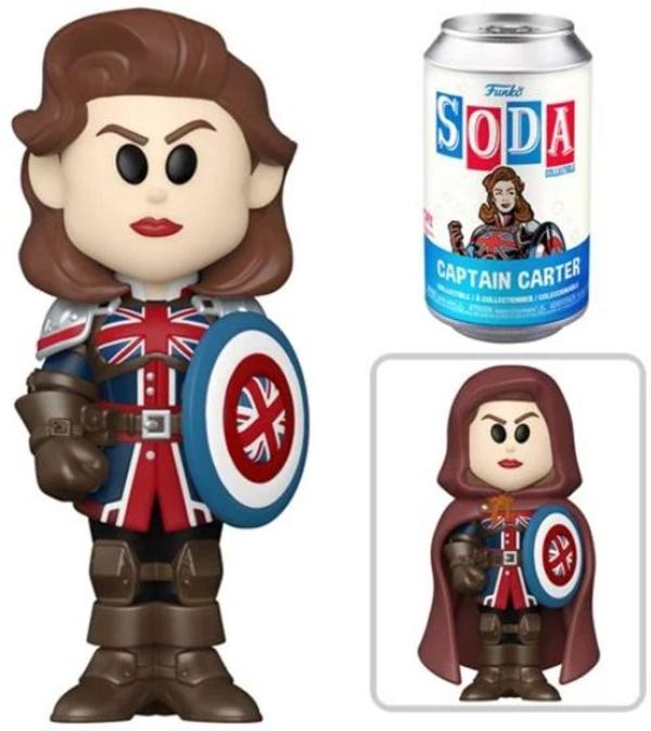 Figura Funko Soda Marvel What If ? Capitana Carter Displ/6 3a+