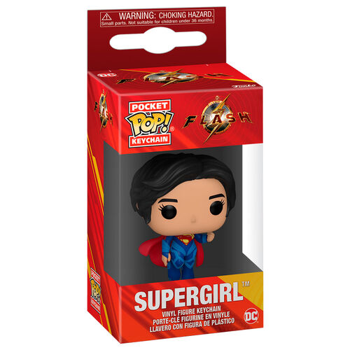 Llavero Pocket Pop! Flash Super Girl 3a+