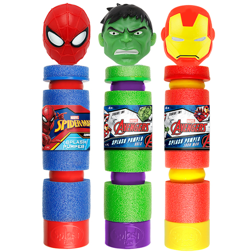 Lanzador de Agua de Marvel Displ/12 Surt/2  4a+