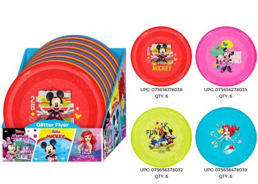 Frisbee de Disney Displ/24 Surt/4 4a+ (7803A-B-C-D)